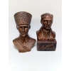 Tedi Sanat Mustafa Kemal Atatürk Büst Heykel 2li