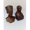 Tedi Sanat Mustafa Kemal Atatürk Büst Heykel 2li