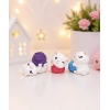 Tedisanat Kedi Biblo Dekoratif 3’lü Set – Sevimli Minimal Ev & Ofis Dekoru, Hediyelik Biblo