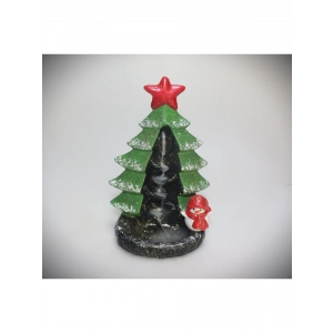 Çam Ağacı Yeni Yıl geri akış şelale tütsülük buhurdanlık