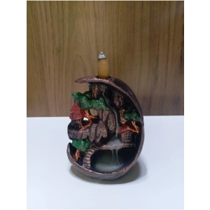 Mini Ay Dağ Şelale Geri Akış Tütsülük Buhurdanlık