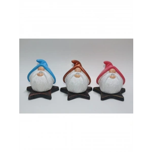 Gnome Cüce Dekoratif Konik Tütsülük Buhurdanlık