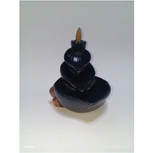 Yaprak Tütsülük (10 adet tütsü hediyeli) Geri Akışlı Tütsülük Buhurdanlık