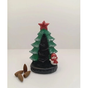 Tedi Sanat Çam Ağacı Yeni Yıl Geri Akış Şelale Tütsülük Buhurdanlık