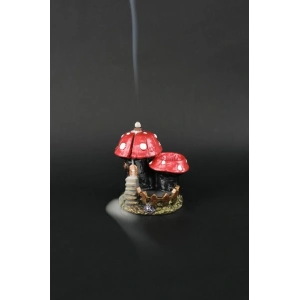 Tedi Sanat Mantar Ev Geri Akış Şelale Tütsülük 10 Adet Tütsü Hediyeli