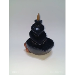 Tedi Sanat Yaprak Tütsülük (10 Adet Tütsü Hediyeli) Geri Akışlı Tütsülük Buhurdanlık