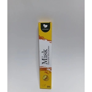 Tedi Sanat Çubuk Tütsü Musk - Misk 20 Adet (1 Paket) Layansaa