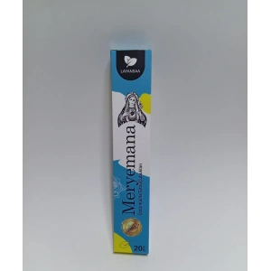 Tedi Sanat Çubuk Tütsü Meryem Ana 20 Adet (1 Paket) Virgin Mary Layansaa