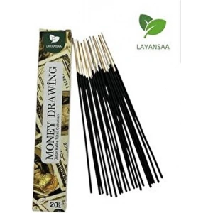 Layansaa Money Drawing Çubuk Tütsü Kutu 20 Adet Siyah Renkli Özel Formül