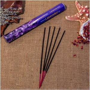 Darshan International Lavender Hexa 20li Çubuk Tütsü (1 Saate Kadar Yanma Süresi)