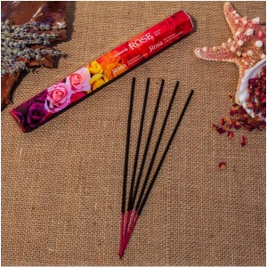 Darshan International Rose(Gül) Hexa 20li Çubuk Tütsü (1 Saate Kadar Yanma Süresi)