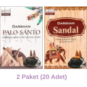 Darshan Geri Akışlı Şelale Tütsü 2li Set (20 Adet Tütsü)