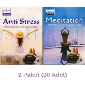 Darshan Geri Akışlı Şelale Tütsü 2li Set (20 Adet Tütsü)