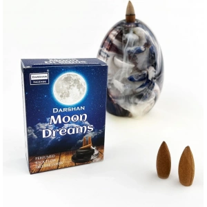 Darshan Incense Moon Dreams Geri Akış (Back Flow) Tütsü 10 Adet 1 Adet