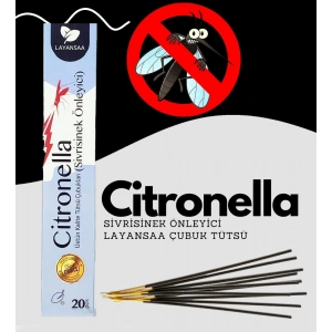 Layansaa Sivri Sinek Önleyici Çubuk Tütsü 20 Adet