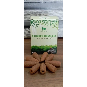 Layansaa 10 Adet Geri Akış Tütsü Rain Forest Kokulu