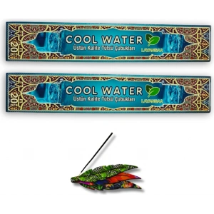 Layansaa Çubuk Tütsü Cool Water 40 Adet 2 Paket + Tütsülük 1 Adet