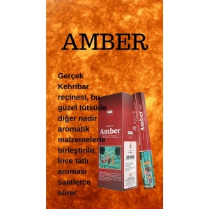 Amber Kötü Enerji Tütsüsü 20 Çubuk