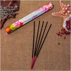 Darshan International Lotus Hexa 20li Çubuk Tütsü (1 Saate Kadar Yanma Süresi)