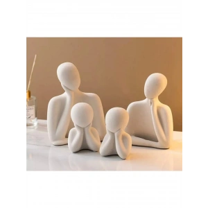 Tedisanat İki Çocuklu Aile Biblo | Dekoratif Heykel & Anlamlı Hediyelik Ürün