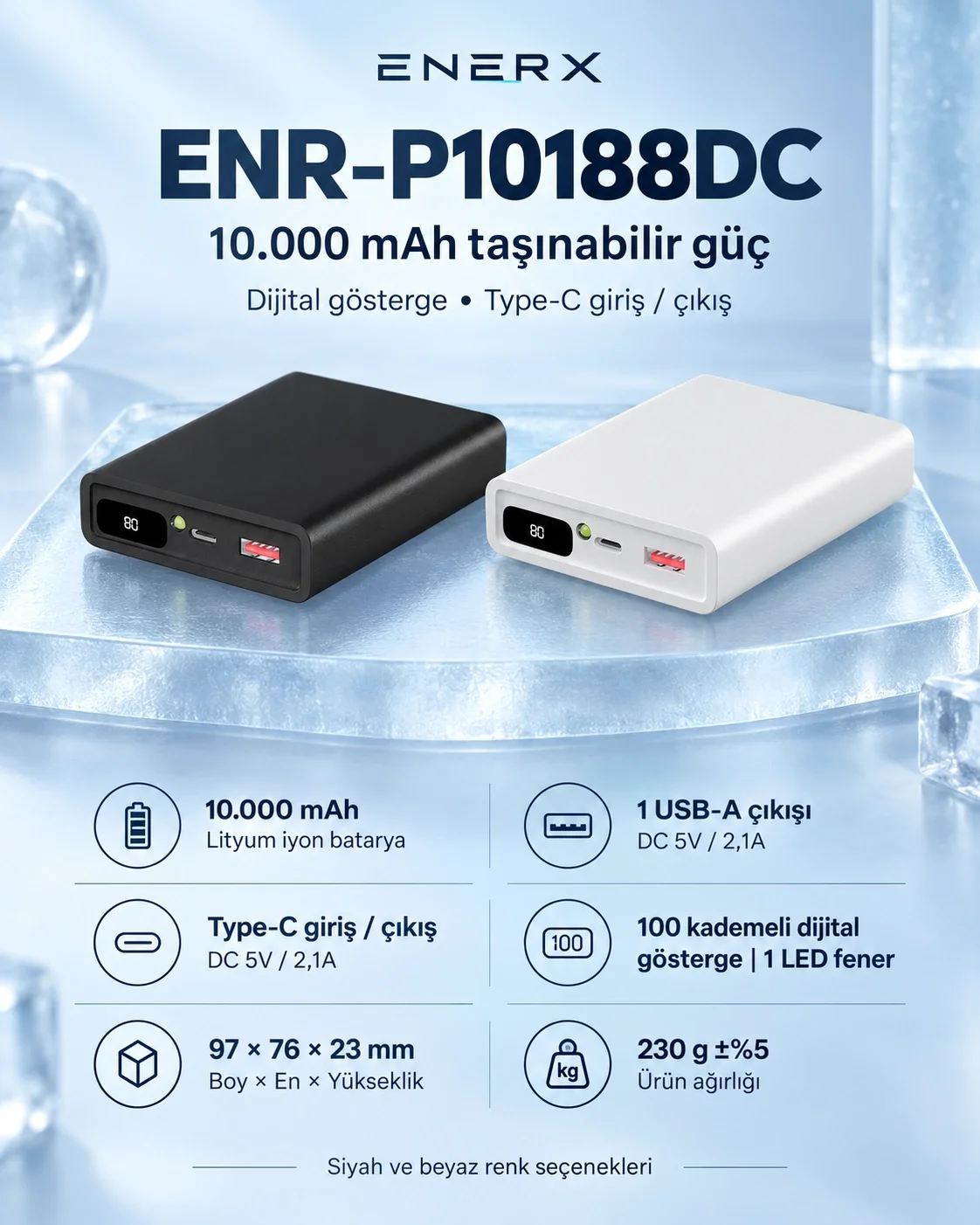 ENR-P10188DC teknik özellikler