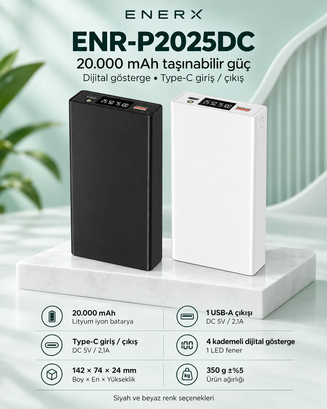 ENR-P2025DC teknik özellikler