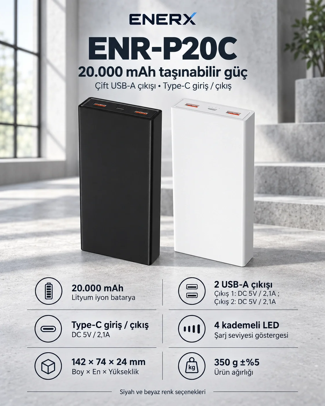 ENR-P20C teknik özellikler