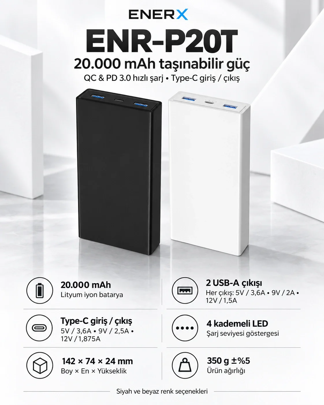 ENR-P20T teknik özellikler