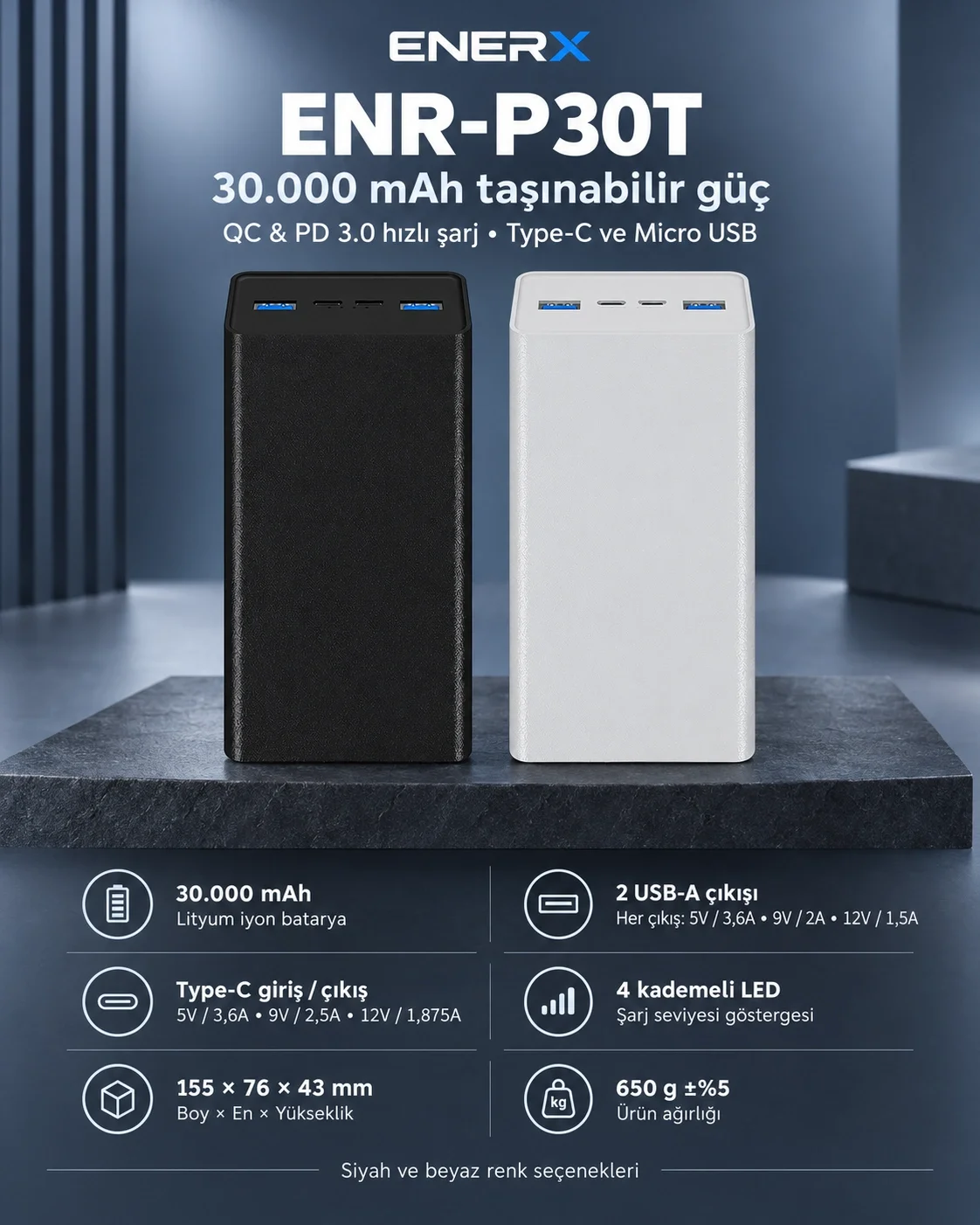 ENR-P30T teknik özellikler