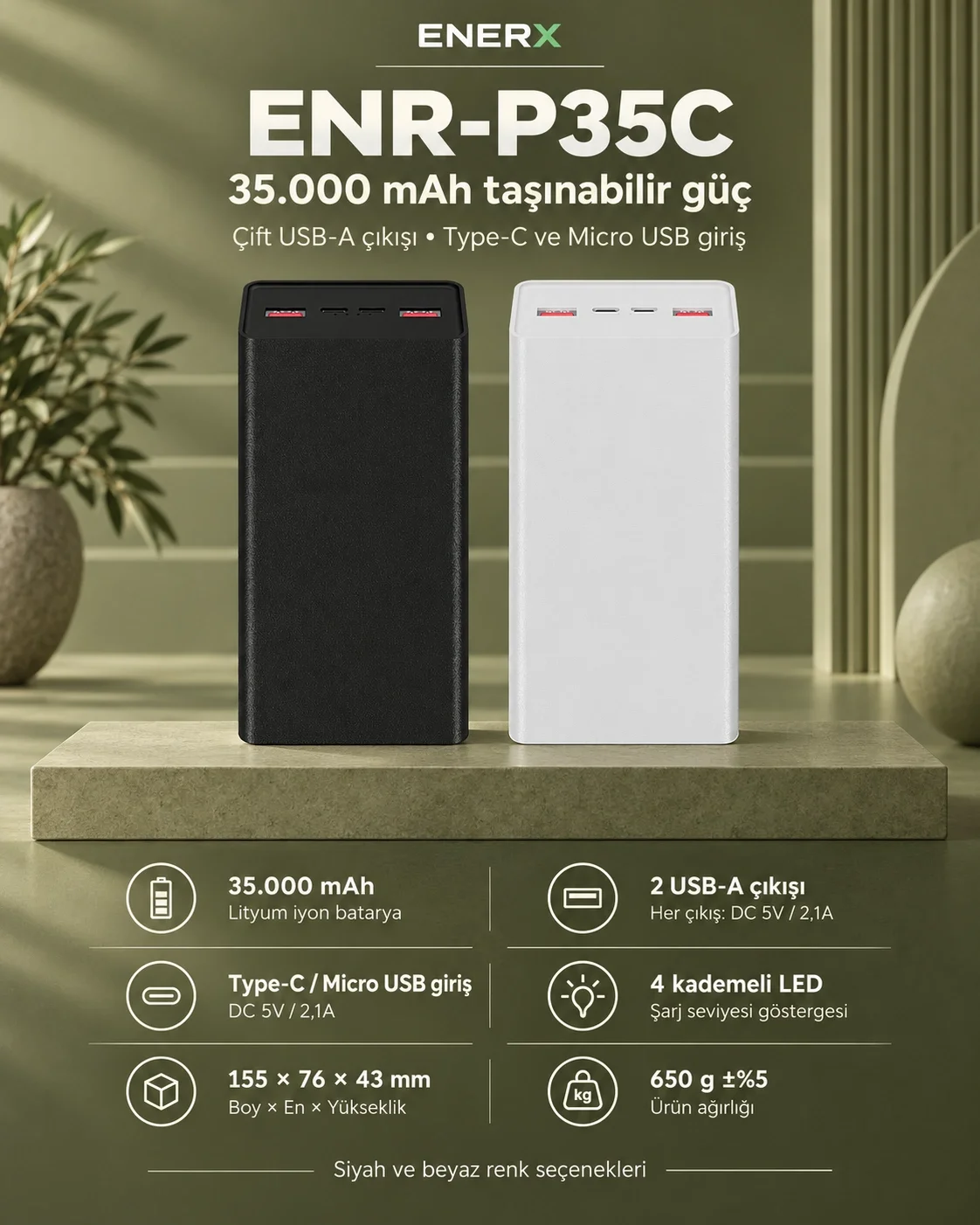 ENR-P35C teknik özellikler