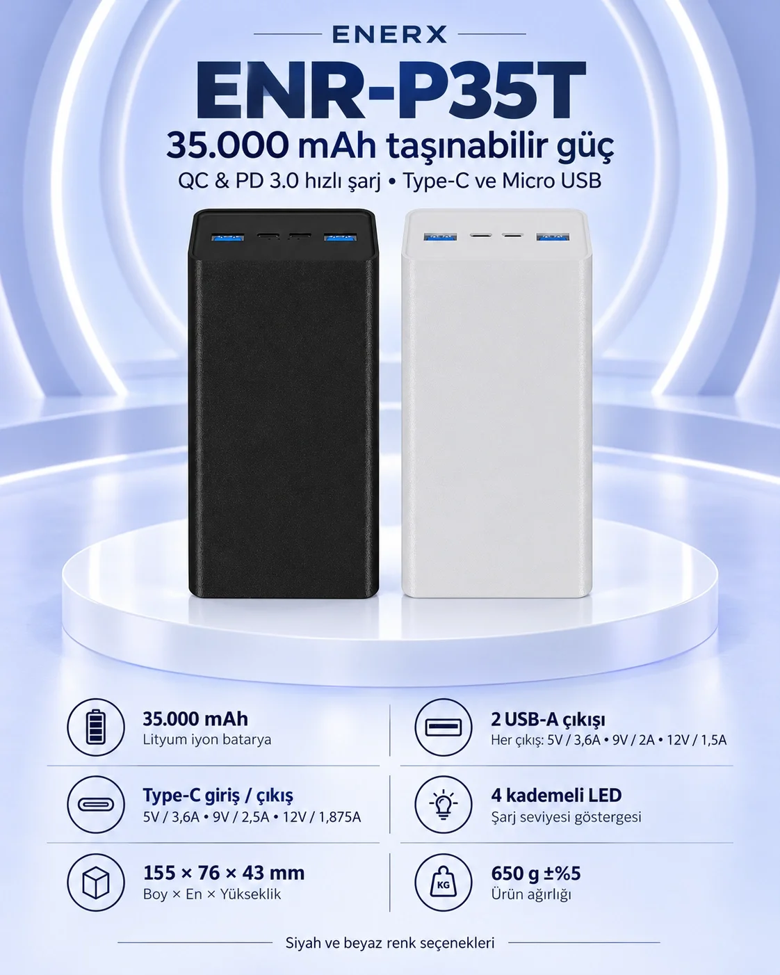 ENR-P35T teknik özellikler