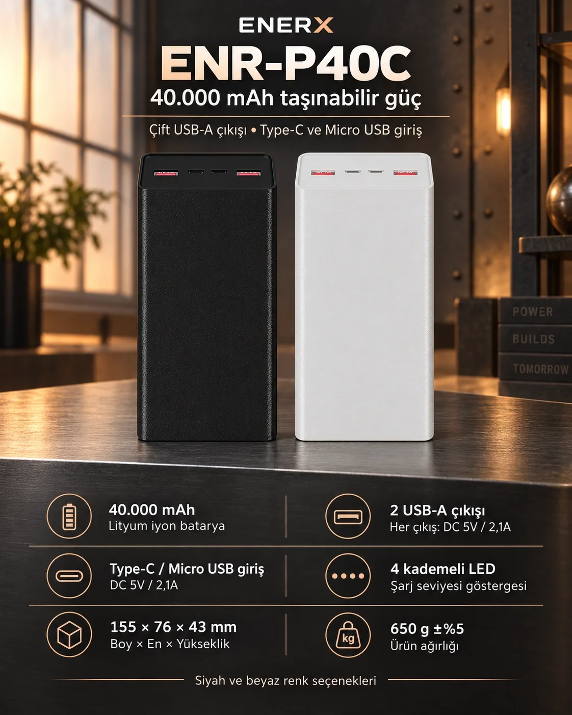 ENR-P40C teknik özellikler