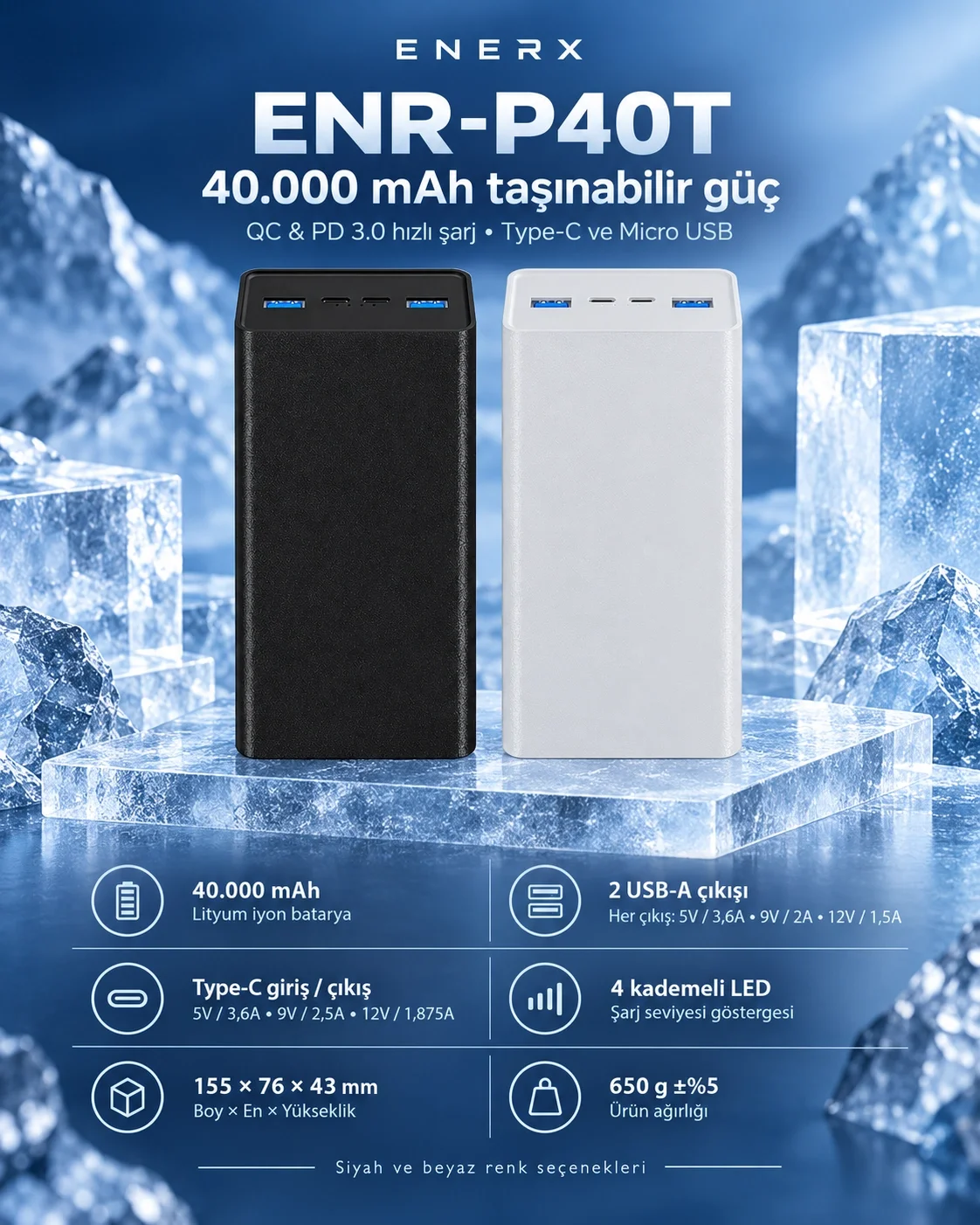 ENR-P40T teknik özellikler