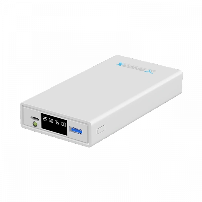 Enerx ENR-P2025DT 20.000 mAh 22.5 Watt Led Göstergeli Powerbank Beyaz