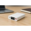 Enerx ENR-P1025DC 10.000 mAh 2.1A Led Göstergeli Powerbank Beyaz