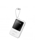 eNeRX ENR-P10DC 10.000 mAh 2.1A Dahili Kablolu Powerbank – Beyaz