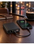eNeRX ENR-P10188DC 10.000 mAh 2.1A Dijital Göstergeli Powerbank – Siyah