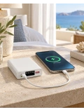 eNeRX ENR-P1025DC 10.000 mAh 2.1A LED Göstergeli Powerbank – Siyah