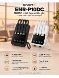eNeRX ENR-P10DC 10.000 mAh 2.1A Dahili Kablolu Powerbank – Beyaz