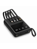 eNeRX ENR-P10DC 10.000 mAh 2.1A Dahili Kablolu Powerbank – Siyah