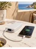 eNeRX ENR-P2025DC 20.000 mAh 2.1A LED Göstergeli Powerbank – Beyaz