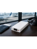 eNeRX ENR-P2025DC 20.000 mAh 2.1A LED Göstergeli Powerbank – Beyaz