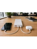 eNeRX ENR-P20C 20.000 mAh 2.1A Powerbank – Beyaz