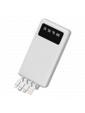 eNeRX ENR-P20DC 20.000 mAh 2.1A Dahili Kablolu Powerbank – Beyaz