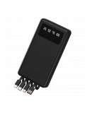 eNeRX ENR-P20DC 20.000 mAh 2.1A Dahili Kablolu Powerbank – Siyah