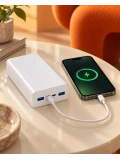 eNeRX ENR-P30T 30.000 mAh 22.5Watt Hızlı Şarj Powerbank – Beyaz