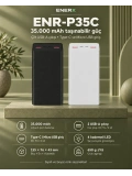 eNeRX ENR-P35C 35.000 mAh 2.1A Powerbank – Beyaz