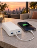 eNeRX ENR-P35T 35.000 mAh 22.5Watt Hızlı Şarj Powerbank – Beyaz