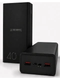 eNeRX ENR-P40C 40.000 mAh 2.1A Powerbank – Siyah