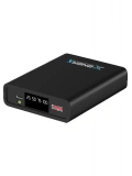 eNeRX ENR-P1025DC 10.000 mAh 2.1A LED Göstergeli Powerbank – Siyah